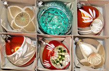 Lot VTG Antique Glass Stencil Pictured Indent 3