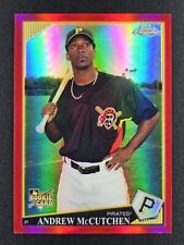 Andrew McCutchen 2009 Topps Chrome Red Refractor 04/25 RC ROOKIE #213 PIRATES picture
