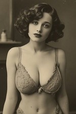 Lingerie Woman Risque Classic Glamour Pin-Up 4x6 Photo picture