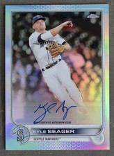 2022 Topps Chrome Kyle Seager Refractor Auto #276/499 picture