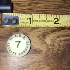 Vintage Pin 1st E.U.B. (Evangelical United Brethren Church ) Loyalty Sundays picture