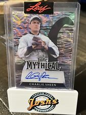 2023 Leaf Exotic Charlie Sheen Mythical Lochness Monster Kaleidoscope Auto #1/1 picture