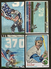 ACEO Sketch Trading Print Card ‘76 Rick Monday Saves The USA Flag Cubs 4 Lot Art picture