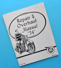 1930's - 1940's Indian Motorcycle Service Manual Chief 