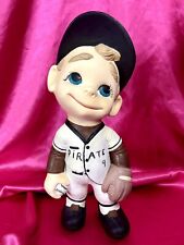Vintage Baseball Player Figurine Smiley Boy Atlantic Mold Pittsburgh Pirates MLB picture