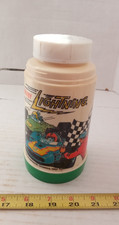 vintage 1970 Johnny Lightning Lunchbox plastic Thermos, no lid, Aladdin. picture