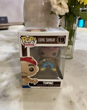 Funko POP Rocks Tupac Shakur #19 *ULTRA RARE NO EYEBROWS* Original & Authentic picture