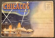 Vintage 1939 Souvenir Postcard Folder  Chicago’s Beautiful Parks Ball picture