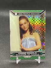 2015 Topps Chrome Star Wars Padme Amidala X Fractor Refractor /99 🎆🔥 picture