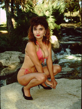 1989 Latin Model SOPHIA WILKMAN Photo Shoot 35MM Slide (5635) picture