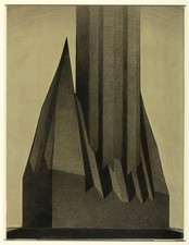 Hugh Ferriss 1920s Vintage Architecture Zoning Study Glossy Photo Reprint picture