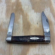 Vintage Case XX 1940-1964 Beautiful Redbone 6275SP Moose Knife (Read) picture