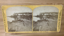 C. 1870s W.H. Illingworth Stereoview Of Crossing Near Fort Snelling, Minnesota picture