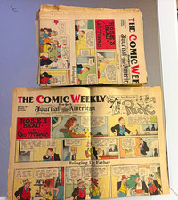 George McManus Rosie's Beau 1939 Journal American Weekly Color Clipped Strips picture