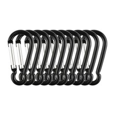 Swatom Aluminum Carabiner Clip 1.6/1.9/2.3/2.7/3.1 Inches Spring Snap Hook Ke... picture
