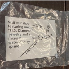 Vintage Hot Springs Diamond Quartz Crystal Souvenir Arkansas AR Scenic Springs picture