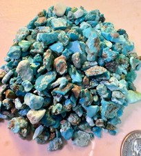 Old Bell Trading Post Small Crushed Blue Turquoise Natural🔥100 grams USA🔥 picture