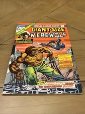 Giant-Size Werewolf #4 (Marvel Comics 1975) 1st Morbius versus Werewolf Key VF- picture