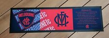 Melbourne Demons AFL Team Song Printed Rubber Backed Bar Runner Mat New 89x25cm  picture