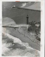 1967 Press Photo Aerial view of Hillsboro Beach, Florida - lry14644 picture