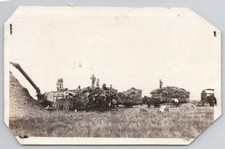 c.1910 Real Photo Postcard Brookings OR Horses Equipment People Maude Longacre picture