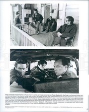 1989 Press Photo Actors Ruben Blades, Lou Diamond Phillips - rkf7717 picture