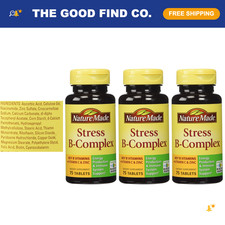 Nature Made Stress B Complex W Zinc Size 75ct (Pack of 3) 225 ct Total picture
