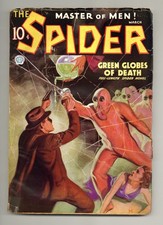 Spider Pulp Mar 1936 Vol. 8 #2 GD picture
