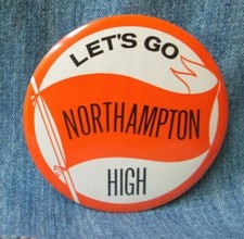 Vintage LET'S GO NORTHAMTON HIGH Northamton Pennsylvania 3.5
