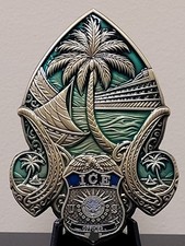 💥LIMITED SERIALIZED🔥HSI ICE GUAM CHALLENGE COIN  picture