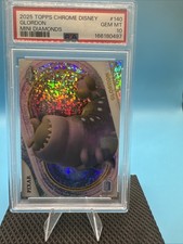 2025 Topps Chrome Disney Glordon Mini Diamonds Psa 10 picture