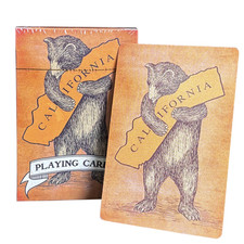 Bear California Vintage Playing Cards - 57x87mm (2.24