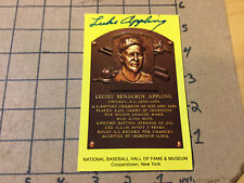 Original SIGNED Baseball item: LUKE APPLING signed Postcard Hall of Fame picture