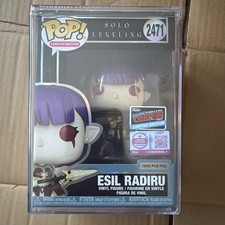 NYCC 2026 Funko Pop Solo Leveling ESIL RADIRU Unmasked LE1500 OFFICIAL STICKER picture
