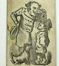  1800's Eickhoff Restaurant Victorian Trade Card Cigars Liquors Baltimore MD VTG picture