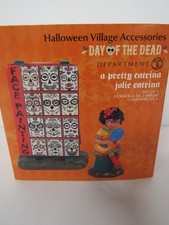 Dept 56 Halloween Day Of The Dead A Pretty Catrina, Set of 2 6009838 Ships Free picture