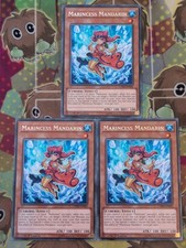 3 x CHIM-EN002 Marincess Mandarin Rare 1st Edition Mint Yugioh Playset picture