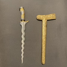 Royal Selangor Presentation Keris Madura Kris Dagger Knife 24k Gold Gilded picture