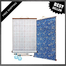 Chinese Calligraphy Water Writing Cloth Set, 6 Pcs, Reusable Practice, Large picture