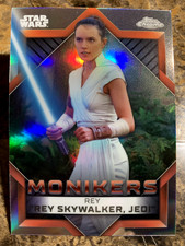 2023 Topps Star Wars Chrome Monikers Rey Skywalker, Jedi #M-3 picture