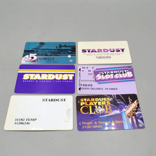 Vintage STARDUST Las Vegas Casino Players Slot Club Room Key Cards Lot Of 6 picture