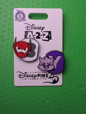 2026 Disney A-2-Z Magnetic 2 Pin Set Letters B&Y Baymax/Yzma LE1250 Pin Set picture