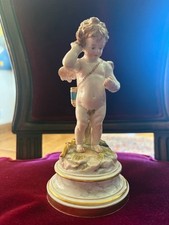 Antique Meissen Cupid Facing Rejection Porcelain Figurine Schwabe Pollak No 113 picture