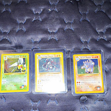 Pokemon Gym Heroes/Challenge Koga Beedrill Brock Rhydon Lt Surge Magneton Holo picture