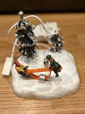 LEMAX CHRISTMAS VILLAGE LIGHTED ANIMATED SEE SAW FUN #54324 picture