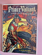 Prince Valiant FOUR COLOR #699 GOLDEN AGE DELL COMIC BOOK Hal Foster hero 1956 picture