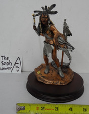 Legends Pardell Bronze Crow Native American 