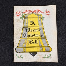 Merrie Christmas Bell Vintage 1950s J.C. Penney Christmas Booklet Newberg Oregon picture