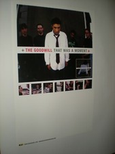 POSTER by The GOODWILL that was a moment PROMO for the band tour  1 picture