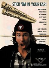 Vater Percussion -Chad Smith of Red Hot Chili Peppers - 1994 Print Advertisement picture
